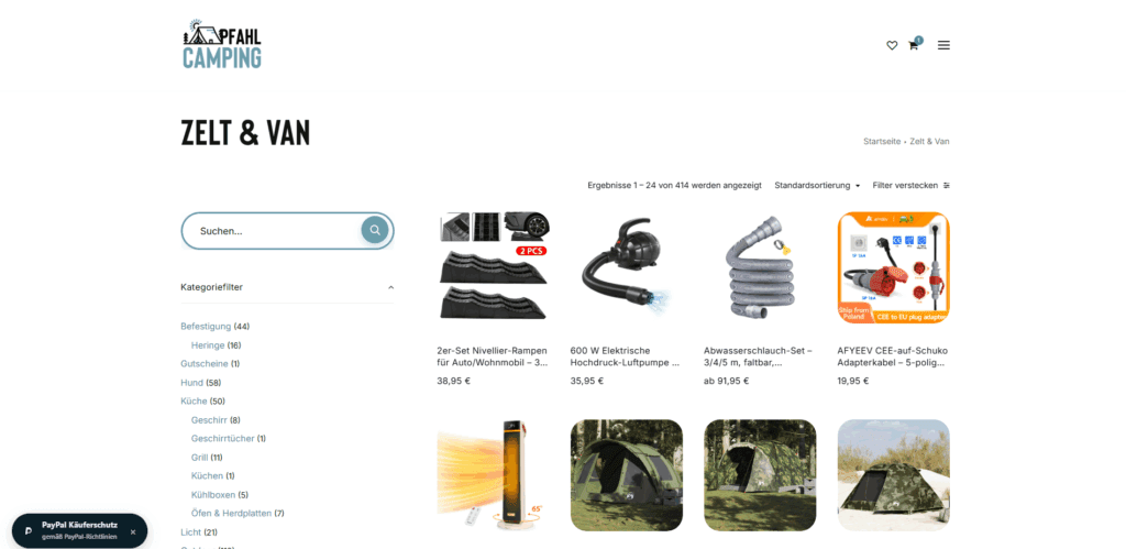 Camping-Online-Shop
