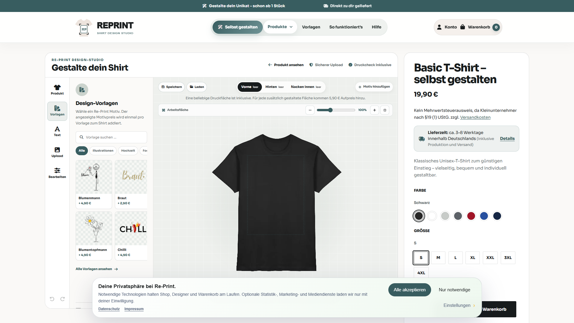 reprint-live-designer-clean REPRINT – Onlineshop mit Produktdesigner